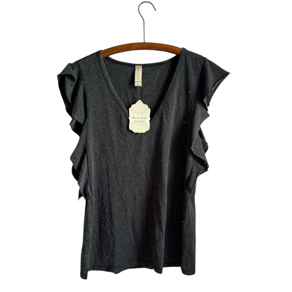 Altar'd State Ruffle sleeve Top Size M NWT